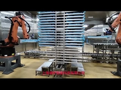 Cellule de robot industriel montée au sol avec une portée de 2033 mm et un poids approximatif de 665 kg