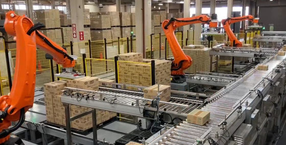 Cellule de robot industriel à charge utile de 60 kg avec contrôleur KRC4