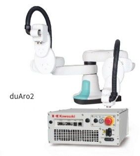 Le robot collaboratif Kawasaki DuAro assemblage, manutention et chargement